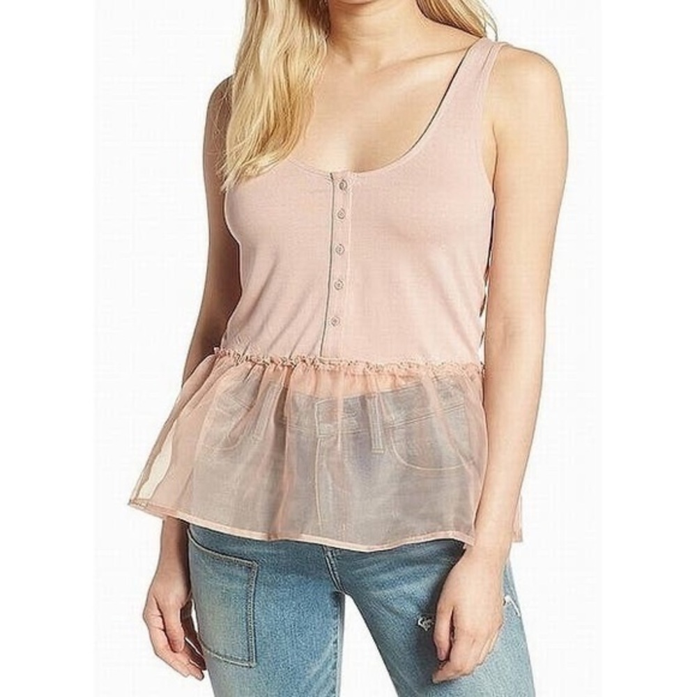 Barbiecore Women’s Pink Misty Peplum Top